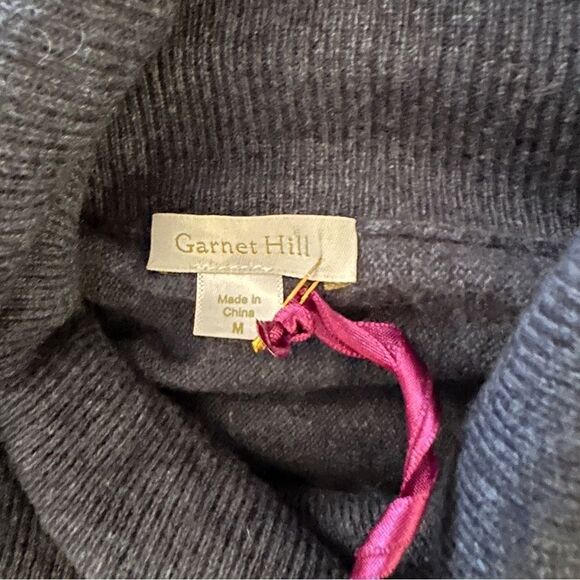 Garnet Hill 100% cashmere turtleneck - Picture 6 of 8
